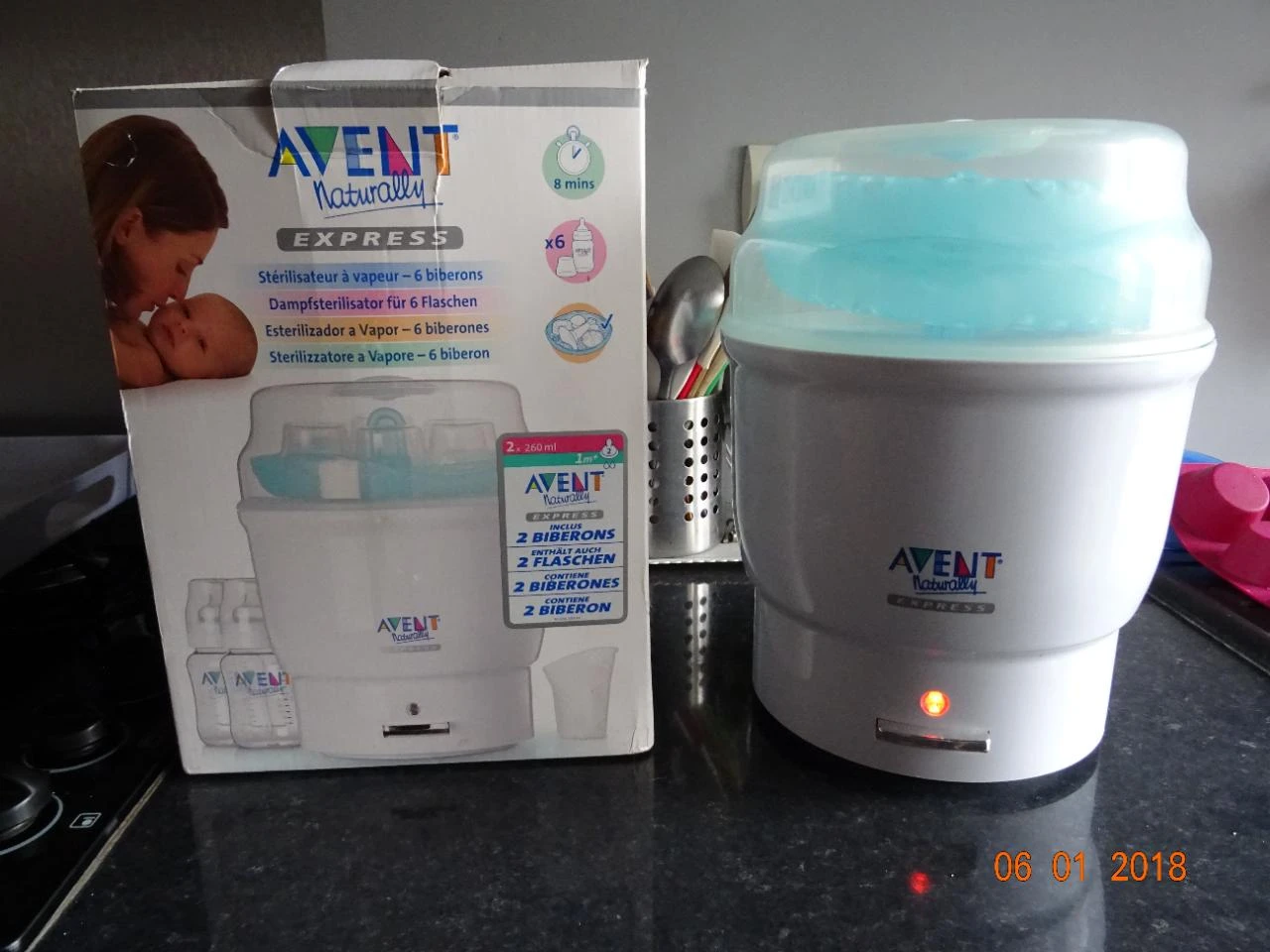 Stérilisateur vapeur Avent Naturally Express